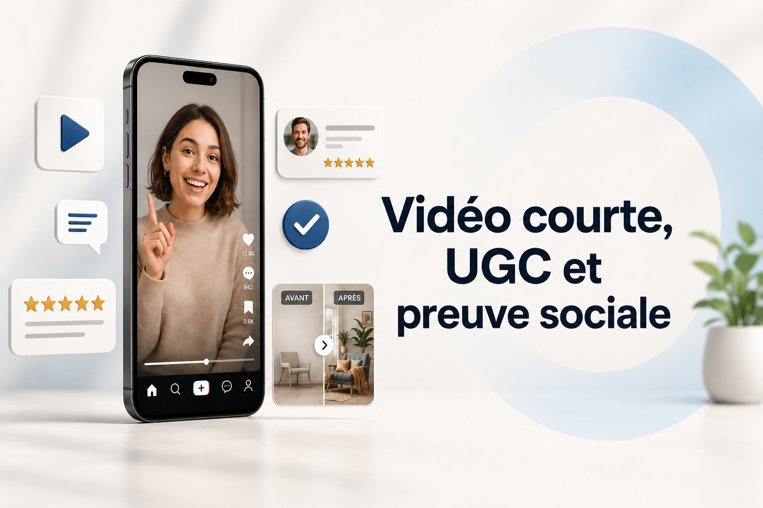 Vidéo courte, UGC et preuve sociale